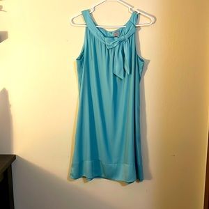 Light teal knee length